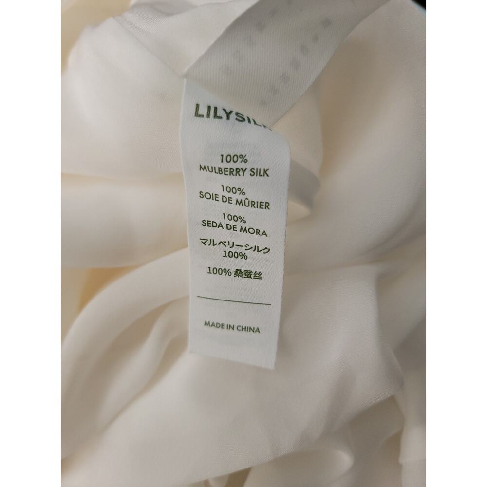 Lilysilk Slip Silk Maxi Skirt Size 6 Pockets Pearl Zip Office Capsule Minimal - Picture 9 of 11